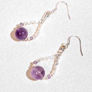 Amethyst Drop Earrings