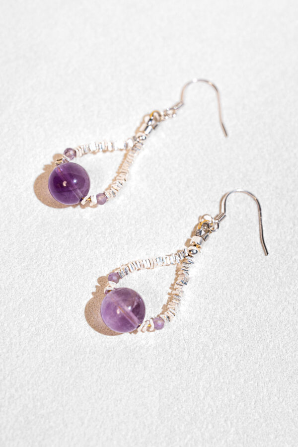 Amethyst Drop Earrings